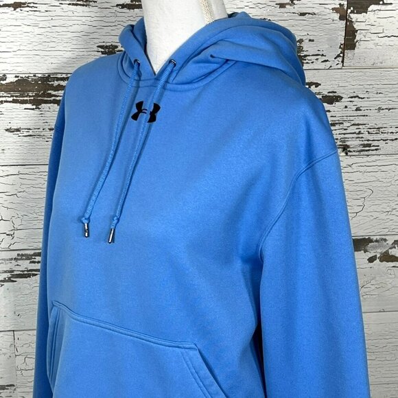 UNDER ARMOUR Pullover Hoodie Blue Men's Sz Small Nearly New - Picture 2 of 7